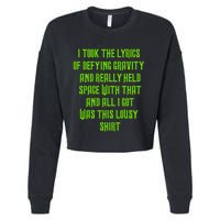 I Took The Lyrics Of Defying Gravity And Really Held Space With That Cropped Pullover Crew