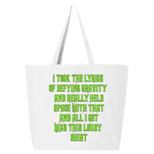 I Took The Lyrics Of Defying Gravity And Really Held Space With That 25L Jumbo Tote