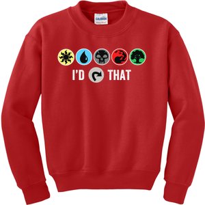 Id Tap That Gathering Magic Guild For Magic Lover Kids Sweatshirt