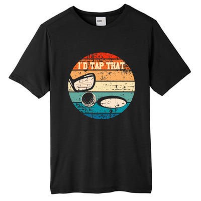 Id Tap That Golf Ball Hole Swing Golfing Course Sports Golf Tall Fusion ChromaSoft Performance T-Shirt