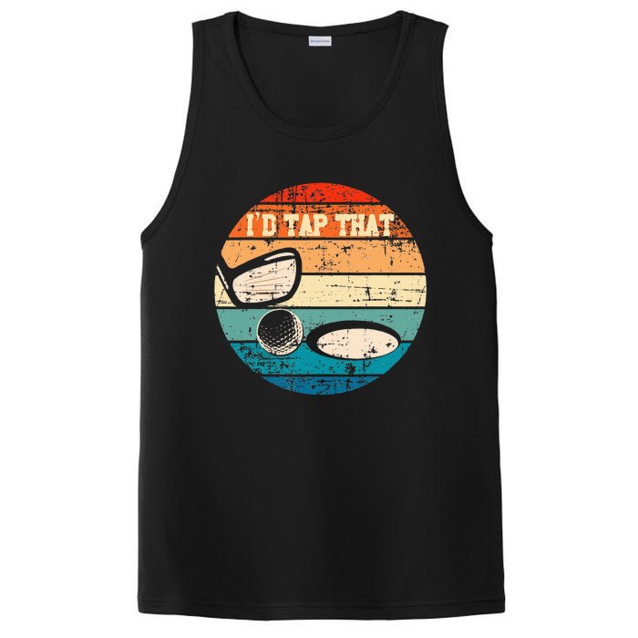 Id Tap That Golf Ball Hole Swing Golfing Course Sports Golf PosiCharge Competitor Tank