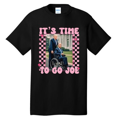 Its Time To Go Joe Funny Trump 2024 Tall T-Shirt