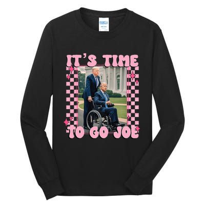 Its Time To Go Joe Funny Trump 2024 Tall Long Sleeve T-Shirt