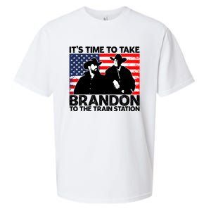 Its Time To Take Brandon To The Train Station Sueded Cloud Jersey T-Shirt