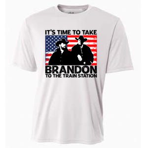 Its Time To Take Brandon To The Train Station Cooling Performance Crew T-Shirt