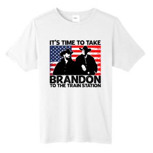 Its Time To Take Brandon To The Train Station Tall Fusion ChromaSoft Performance T-Shirt