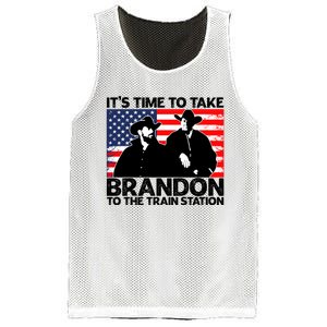 Its Time To Take Brandon To The Train Station Mesh Reversible Basketball Jersey Tank