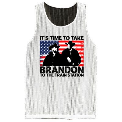 Its Time To Take Brandon To The Train Station Mesh Reversible Basketball Jersey Tank