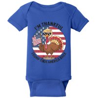 IM Thankful Trump Won 2024 Took American Back Thanksgiving Baby Bodysuit