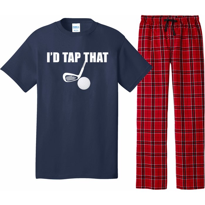 I'd Tap That Funny Golf Ball Tee For Golfing Players Pajama Set