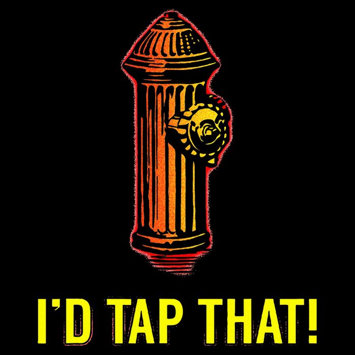 I'd Tap That Funny Firefighter Gifts Cooling Performance Crew T-Shirt