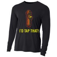 I'd Tap That Funny Firefighter Gifts Cooling Performance Long Sleeve Crew