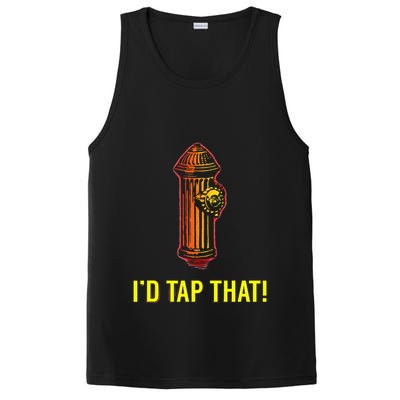 I'd Tap That Funny Firefighter Gifts PosiCharge Competitor Tank