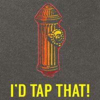 I'd Tap That Funny Firefighter Gifts Cotton Canvas Backpack