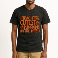 I Teach The Cutest Pumpkins In The Patch Halloween Teacher Tall T-Shirt