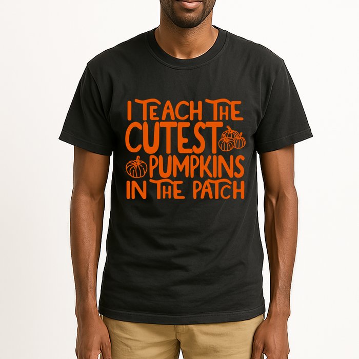 I Teach The Cutest Pumpkins In The Patch Halloween Teacher Tall T-Shirt