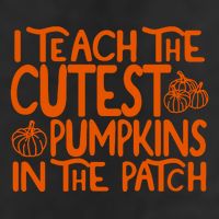 I Teach The Cutest Pumpkins In The Patch Halloween Teacher Trucker Hat