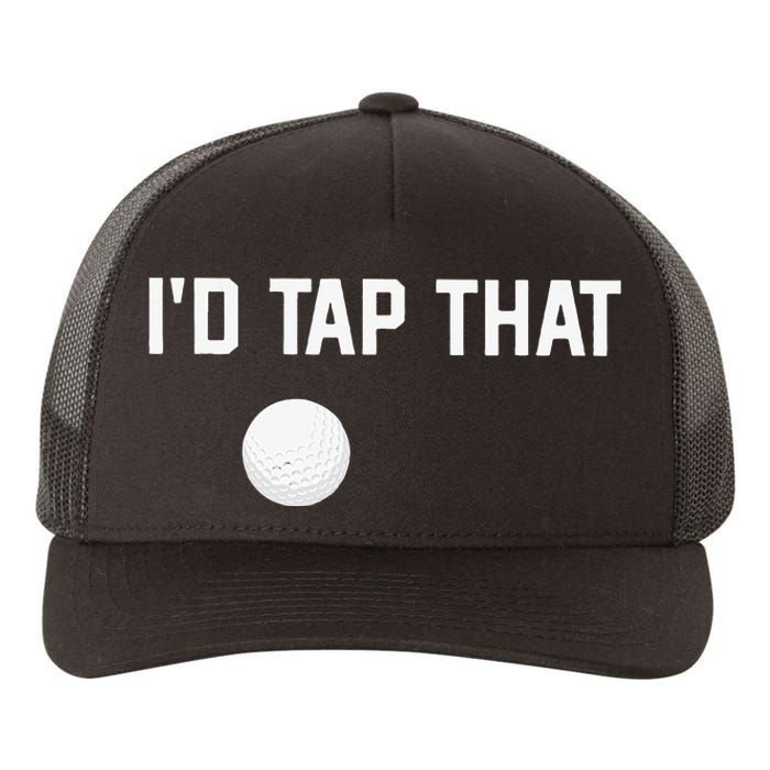 ID Tap That Funny Golf Yupoong Adult 5-Panel Trucker Hat