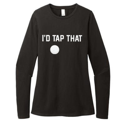 ID Tap That Funny Golf Womens CVC Long Sleeve Shirt