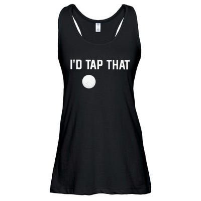 ID Tap That Funny Golf Ladies Essential Flowy Tank