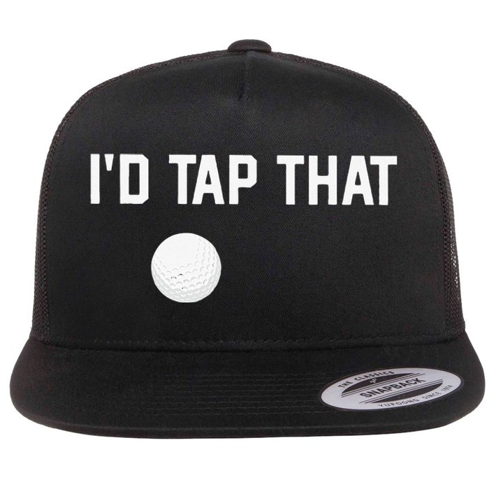 ID Tap That Funny Golf Flat Bill Trucker Hat