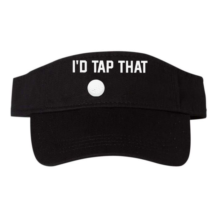 ID Tap That Funny Golf Valucap Bio-Washed Visor