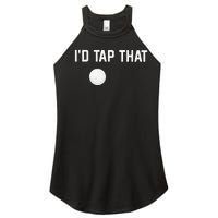 ID Tap That Funny Golf Women's Perfect Tri Rocker Tank