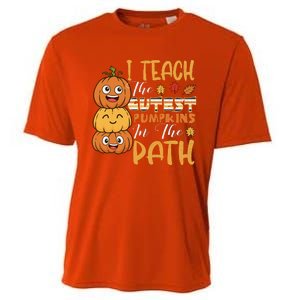 I Teach The Cutest Pumpkins In The Patch Rainbow Girls Boys Cooling Performance Crew T-Shirt