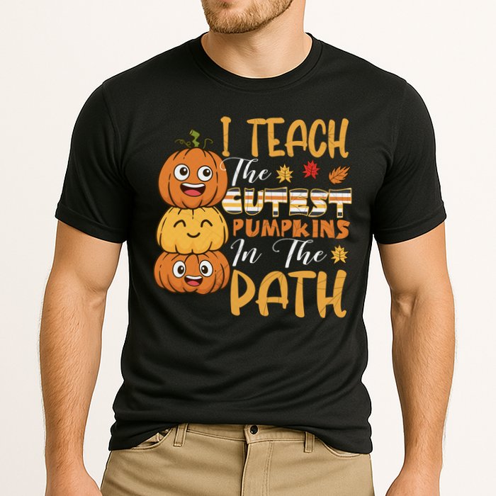 I Teach The Cutest Pumpkins In The Patch Rainbow Girls Boys Cooling Performance Crew T-Shirt