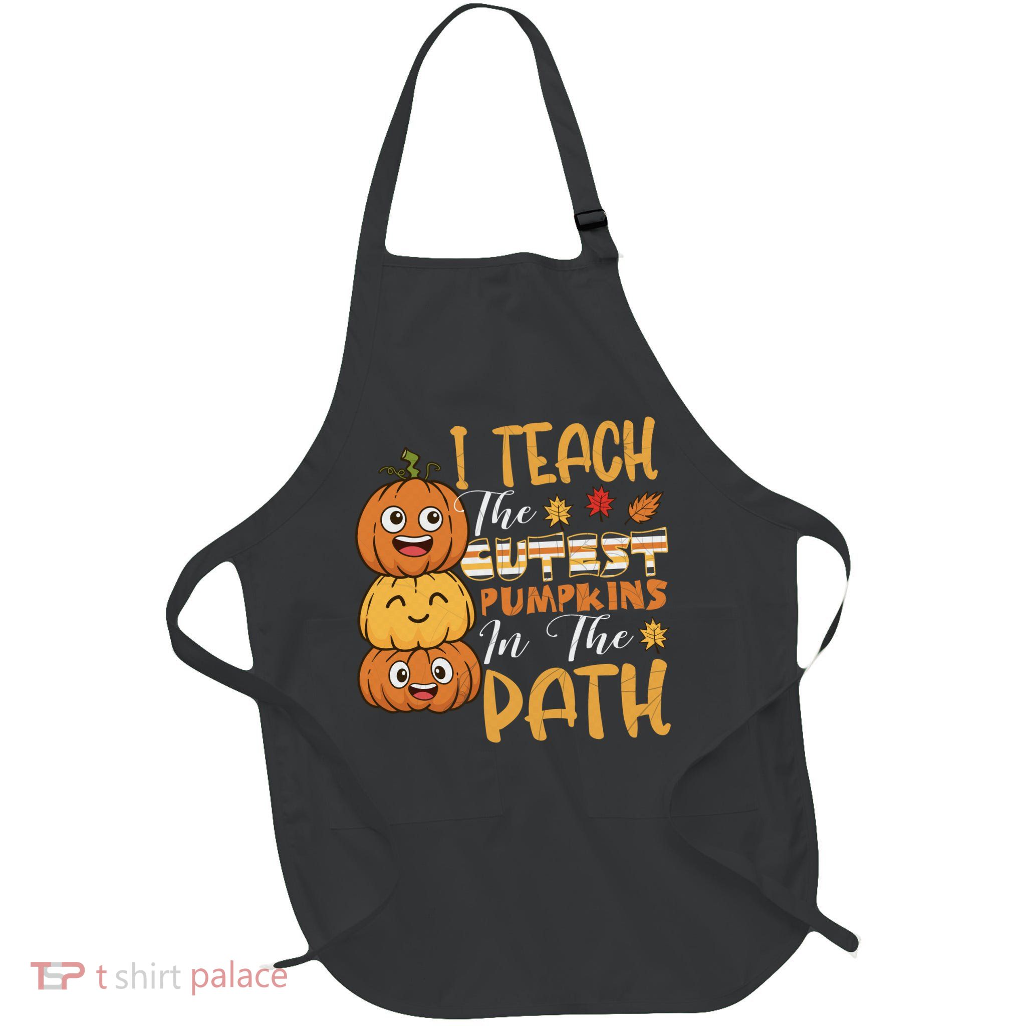 I Teach The Cutest Pumpkins In The Patch Rainbow Girls Boys Apron