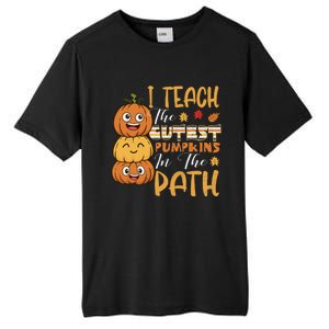 I Teach The Cutest Pumpkins In The Patch Rainbow Girls Boys Tall Fusion ChromaSoft Performance T-Shirt