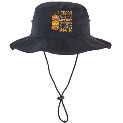 I Teach The Cutest Pumpkins In The Patch Rainbow Girls Boys Bucket Hat