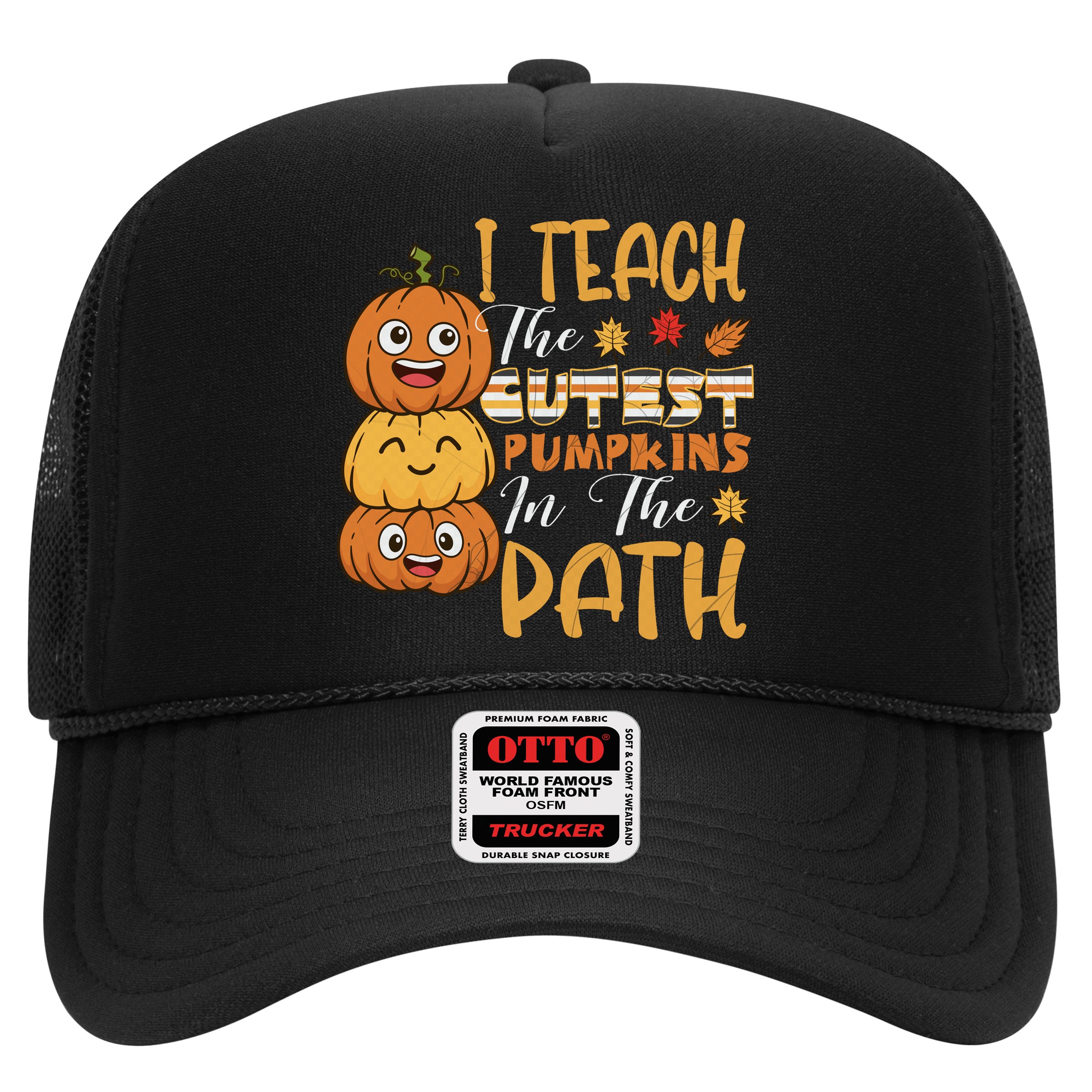 I Teach The Cutest Pumpkins In The Patch Rainbow Girls Boys Hat