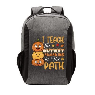 I Teach The Cutest Pumpkins In The Patch Rainbow Girls Boys Vector Backpack