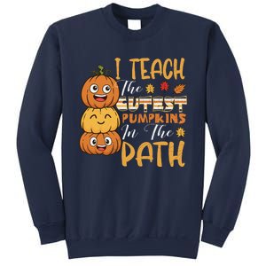 I Teach The Cutest Pumpkins In The Patch Rainbow Girls Boys Sweatshirt