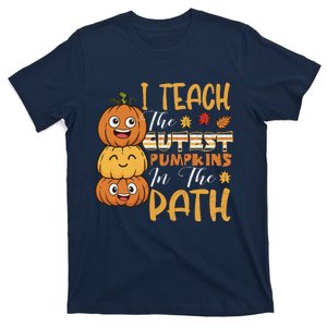 I Teach The Cutest Pumpkins In The Patch Rainbow Girls Boys T-Shirt