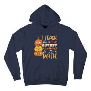 I Teach The Cutest Pumpkins In The Patch Rainbow Girls Boys Tall Hoodie