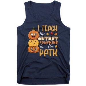 I Teach The Cutest Pumpkins In The Patch Rainbow Girls Boys Tank Top