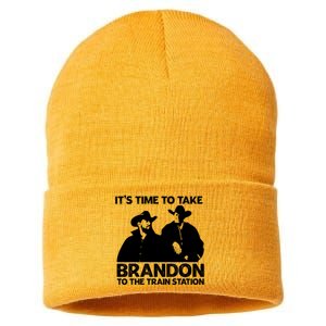 Its Time To Take Brandon To The Train Station Sustainable Knit Beanie