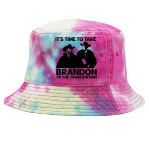 Its Time To Take Brandon To The Train Station Tie-Dyed Bucket Hat