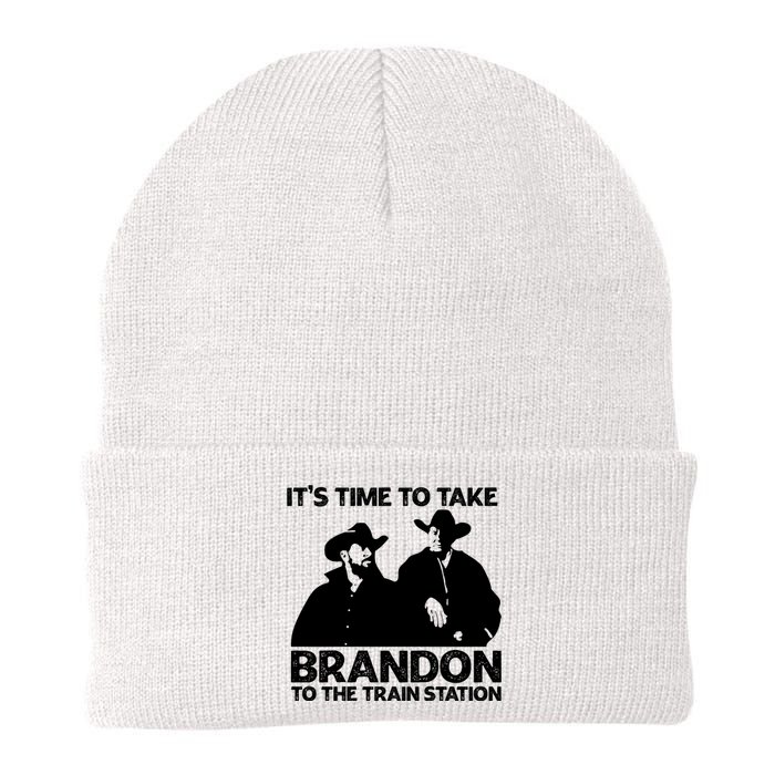 Its Time To Take Brandon To The Train Station Knit Cap Winter Beanie