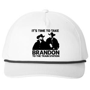 Its Time To Take Brandon To The Train Station Snapback Five-Panel Rope Hat