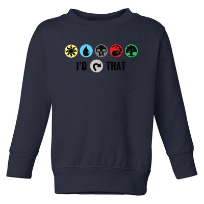 Id Tap That Gathering Magic Guild For Magic Lover Toddler Sweatshirt