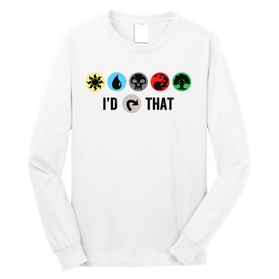 Id Tap That Gathering Magic Guild For Magic Lover Long Sleeve Shirt