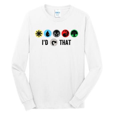 Id Tap That Gathering Magic Guild For Magic Lover Tall Long Sleeve T-Shirt