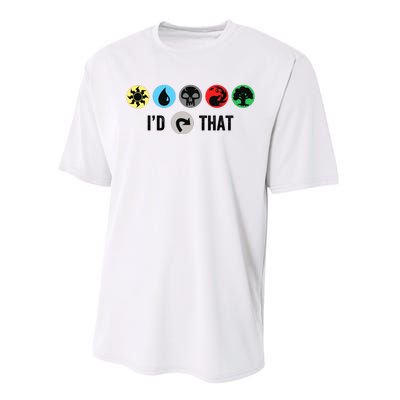 Id Tap That Gathering Magic Guild For Magic Lover Performance Sprint T-Shirt