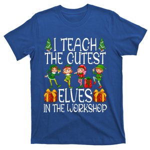 I Teach The Cutest In The Workshop Christmas Teacher Gift T-Shirt