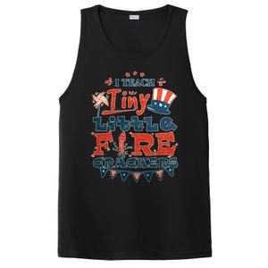 I Teach Tiny Little Firecrackers 4 Th Of July Patriotic Day Gift PosiCharge Competitor Tank