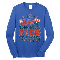 I Teach Tiny Little Firecrackers 4 Th Of July Patriotic Day Gift Long Sleeve Shirt