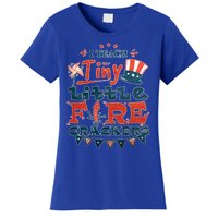 I Teach Tiny Little Firecrackers 4 Th Of July Patriotic Day Gift Women's T-Shirt